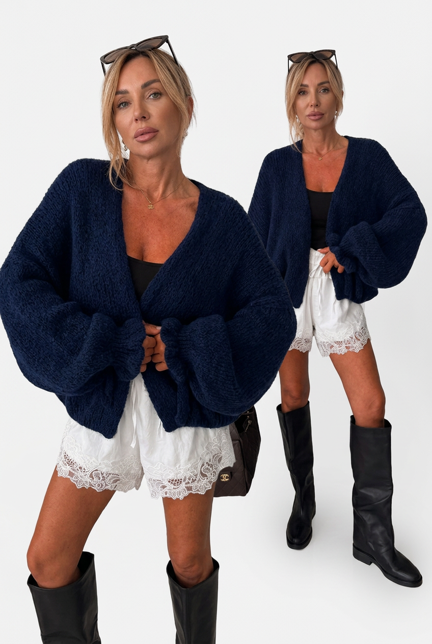 Gilet court en maille à manches ballon avec liens à nouer aux poignets
Taille 36 /44
28€
#Boutiksophie #pourtoi #fyp #mode #shop #Nouveauté