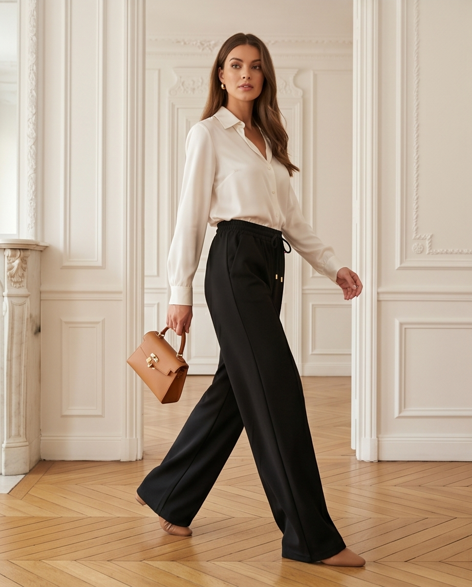 Jogging Élégant Taille Élastique Avec CordonTaille unique (36/42) 23€