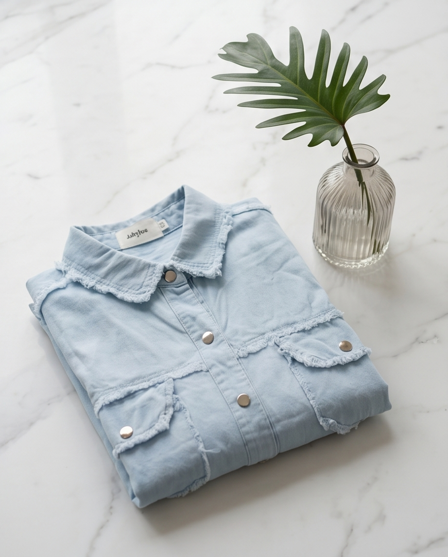 Veste chemise en jean  taille 44/46
