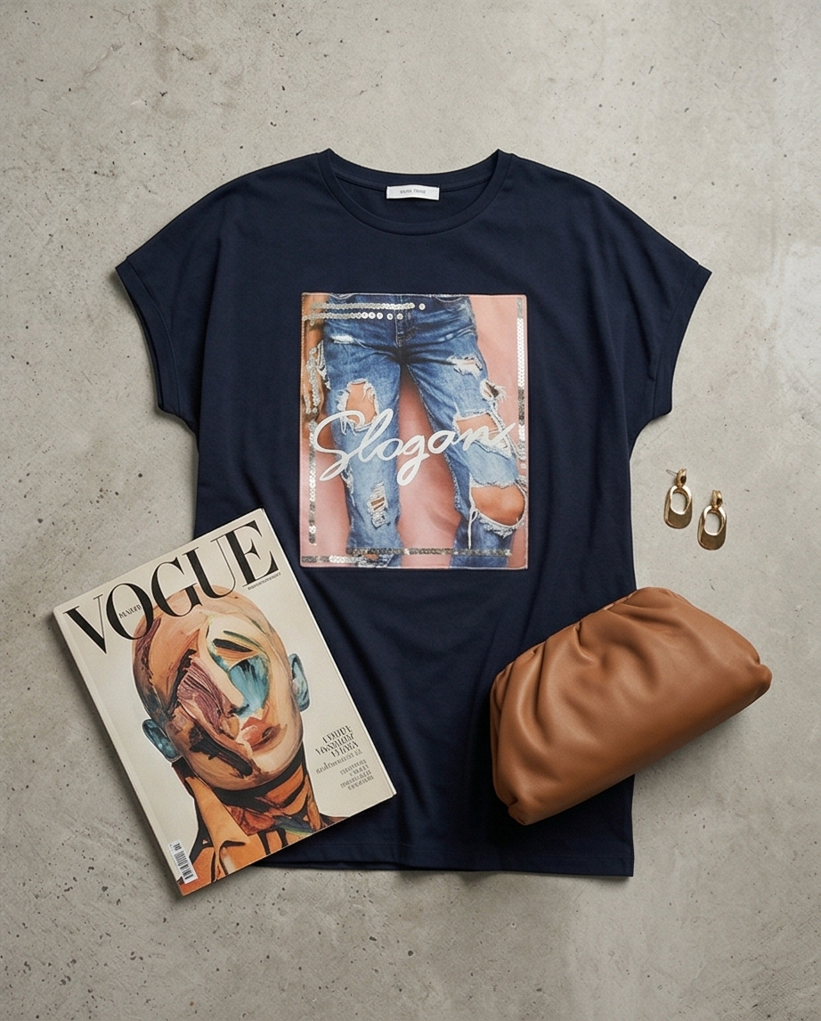 Tee shirt Taille 42 avec motifs