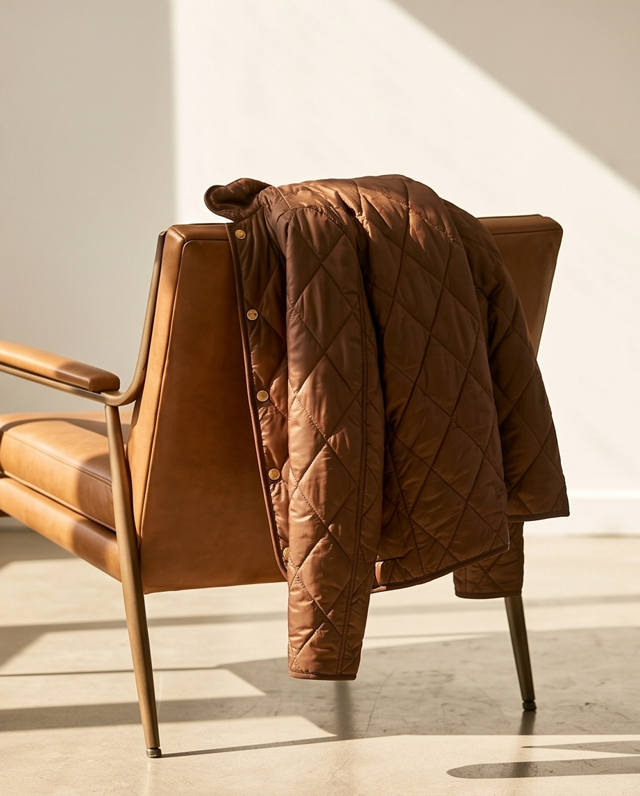 Veste fine mi saison taille unique coloris marron taille (38/44)
