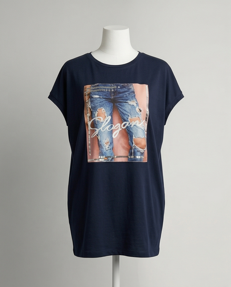 Tee shirt Taille 42 avec motifs