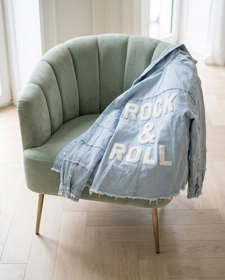 Veste chemise en jean  taille 44/46