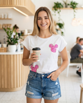 Tee shirt Imprimé coton taille unique (36/44)