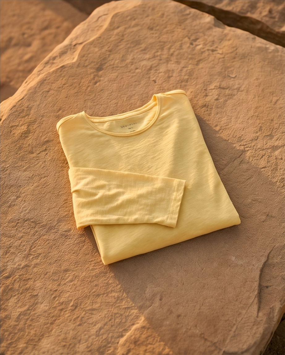 Pull fin en coton taille unique  36/44 coloris jaune